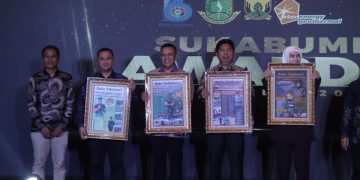 Dandim 0607 dan Sejumlah Tokoh Penting Terima Penghargaan Sukabumi Award Radar Sukabumi