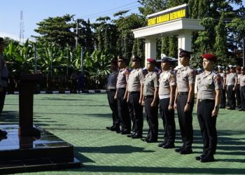 11 Perwira dan 53 Bintara Polres Sukabumi Naik Pangkat