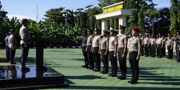 11 Perwira dan 53 Bintara Polres Sukabumi Naik Pangkat
