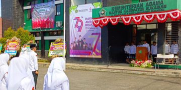 Kementerian Agama Kabupaten Sukabumi Gelar Upacara Hari Amal Bakti (HAB) Ke-79 tahun 2025