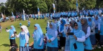 Ribuan Orang Ikuti Silaturahmi Akbar Pada Puncak HAB ke 79 Kemenag Kab Sukabumi