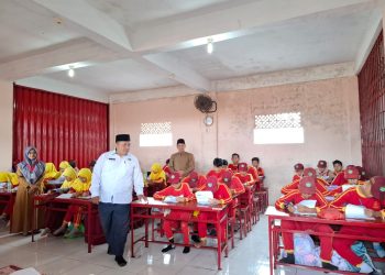 Kemenag Monitoring Try Out Ujian MI dan MDT Baitussalam