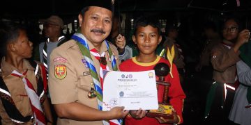MI Baitussalam Cisaat Borong Piala Pramuka Kota/Kab Sukabumi Tahun 2025