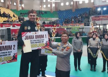 Festival Pencak Silat Seni, Kapolres Sukabumi Cup1 Resmi Ditutup