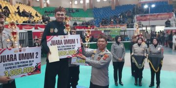 Festival Pencak Silat Seni, Kapolres Sukabumi Cup1 Resmi Ditutup