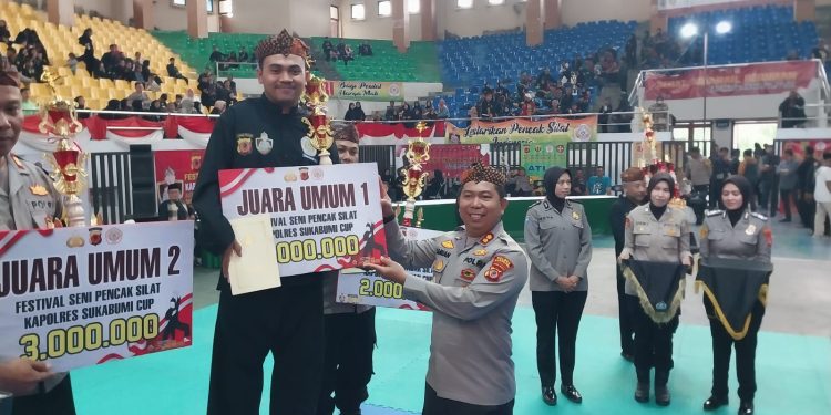 Festival Pencak Silat Seni, Kapolres Sukabumi Cup1 Resmi Ditutup