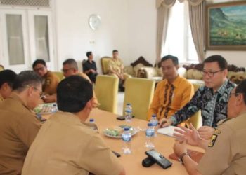 Delegasi Korea Selatan di Terima Sekda di Pendopo Sukabumi