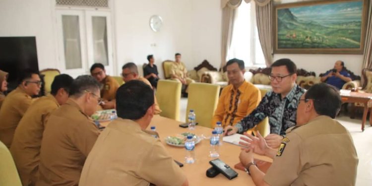 Delegasi Korea Selatan di Terima Sekda di Pendopo Sukabumi
