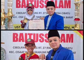 Murid MI Baitusssalam Cisaat Rebut Juara 1 dan 2 di Lomba Silat Se Kab Sukabumi
