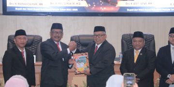 DPRD Gelar Paripurna Serah Terima Jabatan Bupati dan Wakil Bupati Sukabumi