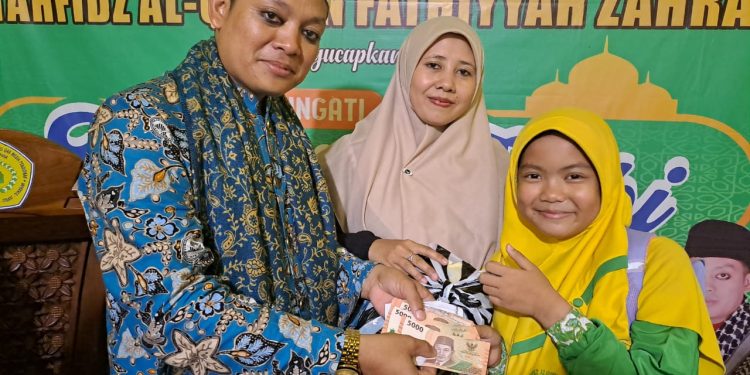 Tahfidz Al-Qur’an Fathiyyah Zahra Abdul Karim Peringati Isra Mi’raj Sekaligus Tarhib Ramadan