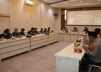 Buka Puasa Bersama Media, Kapolres Sukabumi: Wartawan Mitra Strategis Polisi