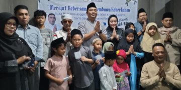 Penghujung Ramadhan 1446 H, PWI dan IKWI Kota Sukabumi Santuni Anak Yatim