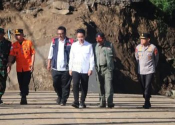 Wakil Presiden RI Gibran, Tinjau Loksi Bencana Sukabumi