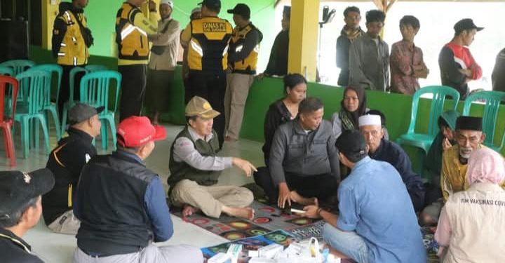Tinjau Lokasi Bencana di Kecamatan Lengkong, Sekda: Untuk Buka Puasa dan Sahur Terpenuhi