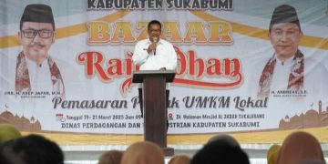 Bupati Asep Japar Buka Bazar Ramadhan di Sukalarang