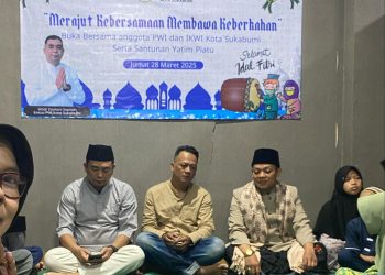 KH. Iim Abdul Karim, Isi Tausyiah Buka Bersama PWI dan IKWI Kota Sukabumi