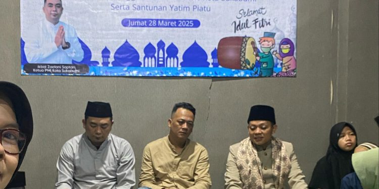 KH. Iim Abdul Karim, Isi Tausyiah Buka Bersama PWI dan IKWI Kota Sukabumi