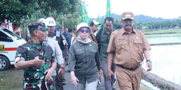 Bupati Dampingi KASAD di Peresmian Sarana Pengairan di Ciemas