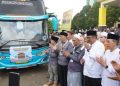Kemenag dan Pemkab Sukabumi Lepas Calon Jemaah Haji Kloter 6 di Pusbangdai