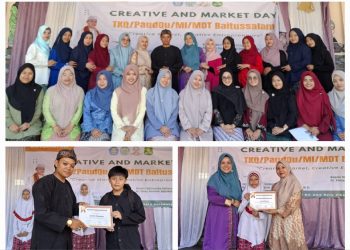 Gebyar ‘Creative and Market Day’ TKQ, PaudQu dan MI Baitussalam Sangat Meriah