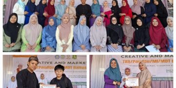 Gebyar ‘Creative and Market Day’ TKQ, PaudQu dan MI Baitussalam Sangat Meriah