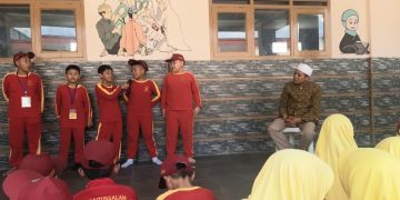 Siswa MI Baitussalam Cisaat Tes “Lesengan”