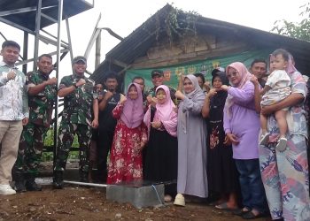 Brigjen TNI Bambang HS Tinjau Lokasi TMMD Kodim 0607 dan Bagikan Sembako