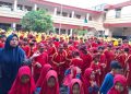 Senam Sehat Rutin MI Baitussalam Cisaat