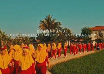 TK Al-Qur’an dan MDT Baitussalam Gelar Gladi Pawai Jelang Milad Baitussalam Ke 40