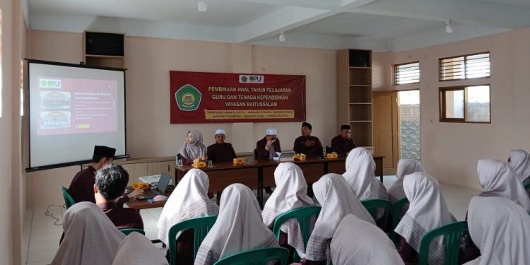 Yayasan Baitussalam Gelar Pembinaan Guru dan Tenaga Pendidik Awal Tahun Pelajaran