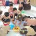 Keseruan Pra Menulis dengan ‘Finger Painting’ Siswa PaudQu Baitussalam