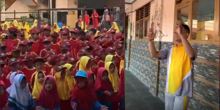 Ratusan Murid MI Baitussalam Antusias Ikuti Senam Sehat Rutin