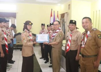 Sekda Membuka KIM Pramuka Tingkat Kabupaten Sukabumi