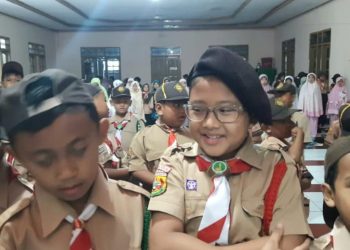 Persiapan Sholat Dhuha Berjamaah Siswa MI Baitussalam