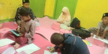 Keceriaan Anak Tahfidz Fathiyyah Zahra Saat Belajar Calistung