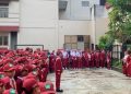 Penghormatan Sang Saka Merah Putih di MI Baitussalam