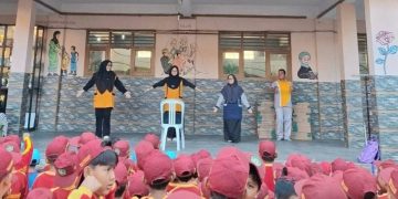 Senam Sehat MI Baitussalam Cisaat Tingkatkan Kebugaran
