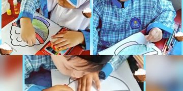 Asah Kemampuan Siswa, PAUDQu Baitussalam Gelar Mewarnai Gambar