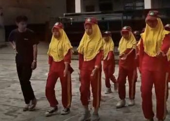 Paskibra MI Baitussalam Pertajam Latihan Jelang Lomba Nasional