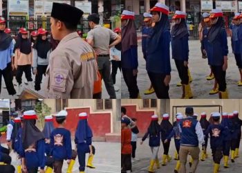 Latihan Terakhir Paskibra MI Baitussalam Siap Ke Tingkat Nasional