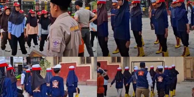 Latihan Terakhir Paskibra MI Baitussalam Siap Ke Tingkat Nasional