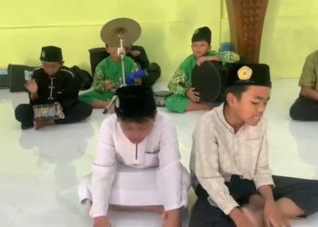 Jelang Akhirussanah Ke-4, Santri Tahfidz Fathiyyah Zahra Tingkatkan Latihan Marawis