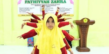 Santri Tahfidz Perdalam Latihan Tari Jelang Haflah Akhirussanah ke-4