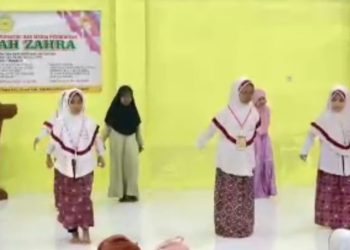 Jelang Haflah Akhirussanah Ke-4 Santriat Tahfidz Gelar Latihan Tari