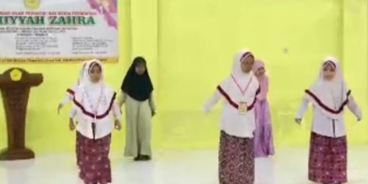 Jelang Haflah Akhirussanah Ke-4 Santriat Tahfidz Gelar Latihan Tari