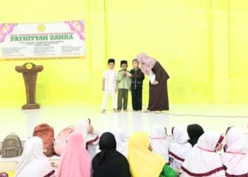 Keseruan Uji Petik Hafalan ‘Lesengan’ Siswa Tahfidz Jelang Haflah Akhirussanah Ke-4