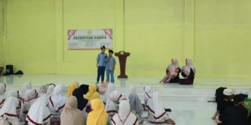 Keseruan Santri Tahfidz Fathiyyah Zahra Uji Hafalan Lesengan Jelang Haflah