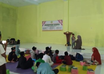 Santri Tahfidz Saat Uji Talaran “Lesengan” Jelang Haflah Akhirussanah Ke-4