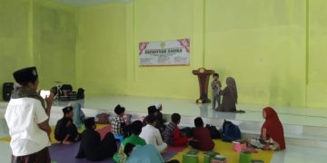 Santri Tahfidz Saat Uji Talaran “Lesengan” Jelang Haflah Akhirussanah Ke-4